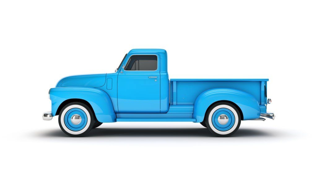 Pickup Truck. 3d rendering